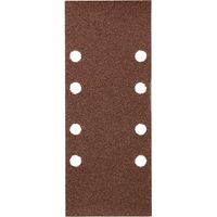Schuurstroken, Hout en Metaal, Korund, geperforeerd, type B, 93x230mm Schuurpapier