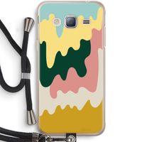 Baar B: Samsung Galaxy J3 (2016) Transparant Hoesje met koord