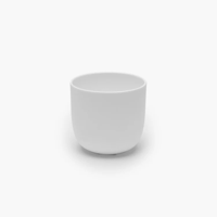 SERAX - Base - Koffiekop zonder oor 0,30l h7,5cm mat wit