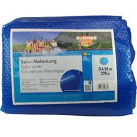 Summer Fun Zomerzwembadhoes solar rond 450 cm PE blauw - thumbnail
