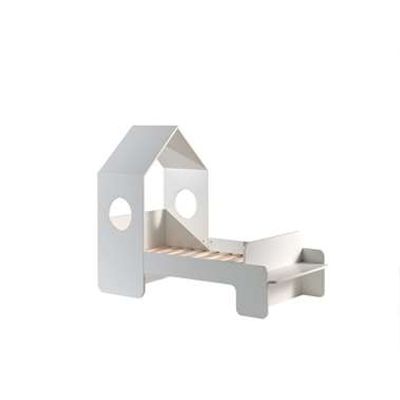Vipack peuterbed bedhuisje Casimi - wit - 70x140 cm