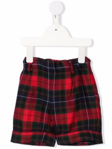 Siola short Ulivons à motif tartan - Rouge