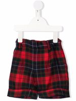 Siola short Ulivons à motif tartan - Rouge - thumbnail