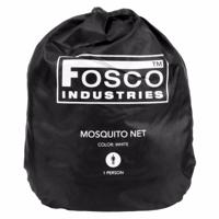 Fosco Industries muskietennet - wit - 1 persoon - 7,5 x 2,3 m