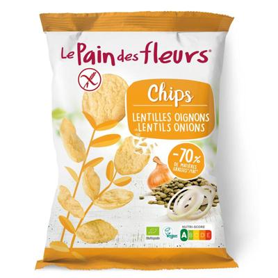 Pain Des Fleurs Chips met linzen en ui bio Pain Des Fleurs Chips met linzen en ui bio