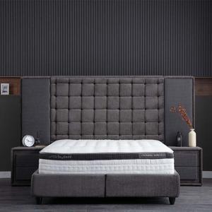 Dekbed Discounter Boxspring Bamboebedd 140 x 200, Nachtkastje: Geen, Montage: Ja