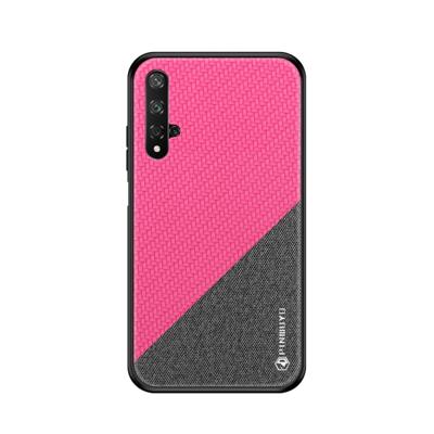 PINWUYO eert serie schokbestendige PC + TPU beschermhoes voor Huawei Honor 20 (rood)