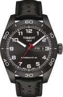 Horlogeband Tissot T600046571 / T1314303605200A Leder Zwart 20mm