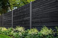 Zweeds rabat Eco Noord-Europees vuren zwart gespoten 1,1/2,2x19,5x390 cm Tuindeco - Tuindeco
