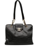 CHANEL Pre-Owned sac porté épaule Jumbo Supermodel (1997) - Noir - thumbnail