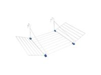 Metaltex Tomado hangdroogrek tilburg 12m zilvergrijs