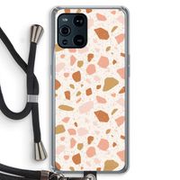 Terrazzo N°18: Oppo Find X3 Transparant Hoesje met koord