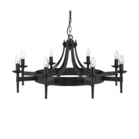 Searchlight Kasteel kroonluchter Cartwheel II Ø 85cm 2428-8BK