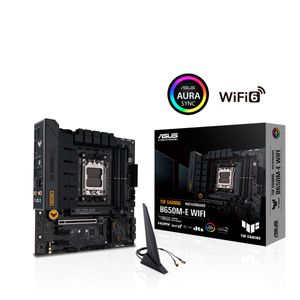 Asus TUF GAMING B650M-E WIFI Moederbord Socket AMD AM5 Vormfactor ATX Moederbord chipset AMD® B650