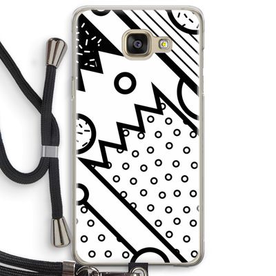 Pop Art #4: Samsung Galaxy A5 (2016) Transparant Hoesje met koord