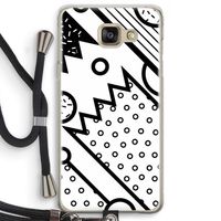 Pop Art #4: Samsung Galaxy A5 (2016) Transparant Hoesje met koord