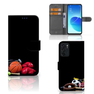 OPPO Reno6 5G | Wallet Case | met Pasjes | Sports