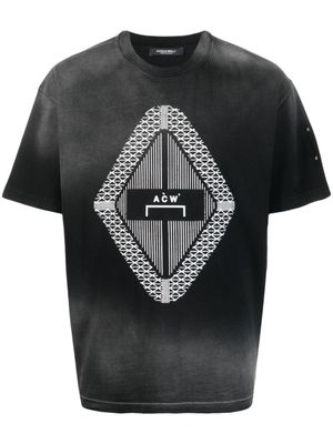 A-COLD-WALL* t-shirt à logo Gradient imprimé - Noir