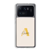 Amber Script: Xiaomi Mi 11 Ultra Transparant Hoesje