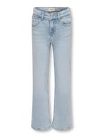 Kids ONLY Zomer jeans broek meisjes blauw - Wide Leg Fit - Kogjuicy