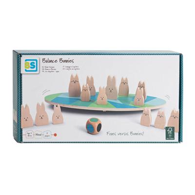 BS Toys houten balansspel konijnen