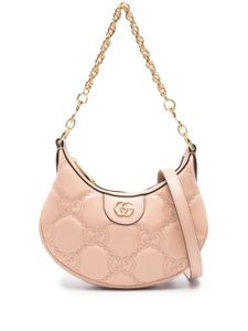 Gucci mini sac à main à logo matelassé - Rose