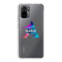 Abstract Spectrum: Xiaomi Redmi Note 10 Pro Transparant Hoesje