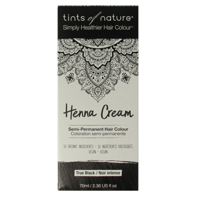 Tints Of Nature Henna cream black semi permanent 70 Milliliter
