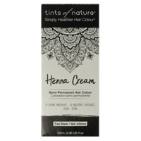 Tints Of Nature Henna cream black semi permanent 70 Milliliter