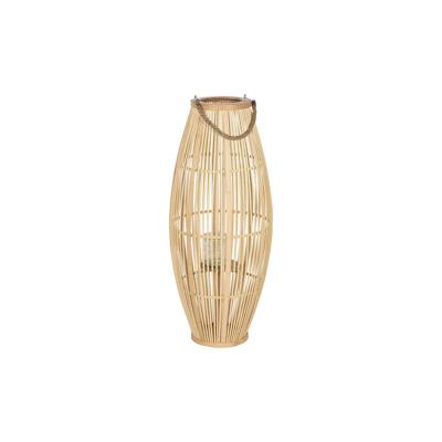 Kaarshouder Home ESPRIT Natuurlijk Lichtbruin Bamboe 35 x 35 x 85 cm