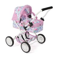 Bayer Chic Poppenwagen smarty (bloemen wit/roze)