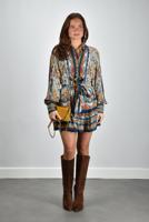 Farm Rio jurk 344504 mosaic garden soft blue