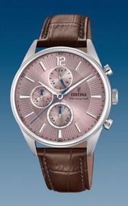 Horlogeband Festina F20286-2 Leder Bruin 21mm