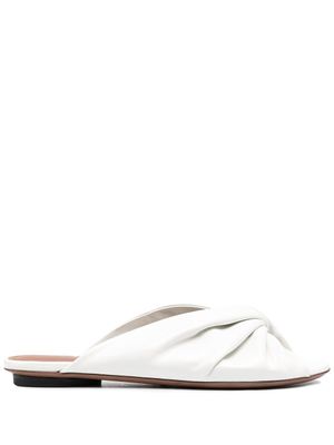 L'Autre Chose sandales à détail noué - Blanc