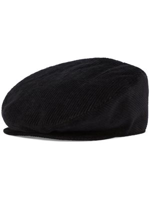 Dolce & Gabbana béret en velours côtelé - Noir