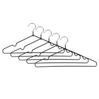 Benson Kledinghangers - 5x stuks - metaal - anti slip - 40 cm - vaste haak