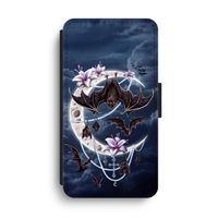 Vleermuizen Maan: iPhone XS Max Flip Hoesje