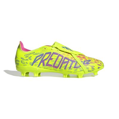 adidas Predator League FT Gras / Kunstgras Voetbalschoenen (MG) Neongeel Blauw Roze