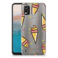 Nokia C21 Plus | Siliconen Case | Icecream Nokia C21 Plus | Siliconen Case | Icecream