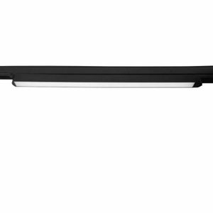 LED armatuur 16W 1600 lumen zwart 650mm voor spanningsrail lichtkleur 3000K, 4000K of 5700K opaal