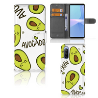 Sony Xperia 10 III Leuk Hoesje Avocado Singing - thumbnail