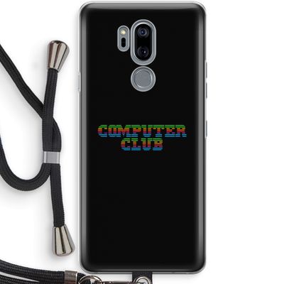 Retro: LG G7 Thinq Transparant Hoesje met koord