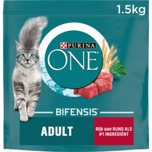 Purina One Adult met rund kattenvoer 1,5 kg