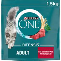 Purina One Adult met rund kattenvoer 1,5 kg