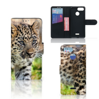 Xiaomi Redmi 6 Telefoonhoesje met Pasjes Baby Luipaard - thumbnail