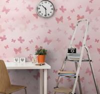 Roze foto behang Roze vlinders