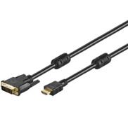 Goobay MMK 630-100 G 1.0m (HDMI-DVI) 1 m DVI-D - thumbnail