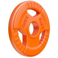 Olympische halterschijf 2,5 kg Gripper Gietijzer Rubber Coating - 50/51 mm