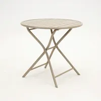Tuintafel globe Ø80cm zand
