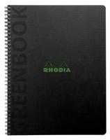 Notitieboek rhodia greenbook recycled a5+ lijn sc | 5 stuks